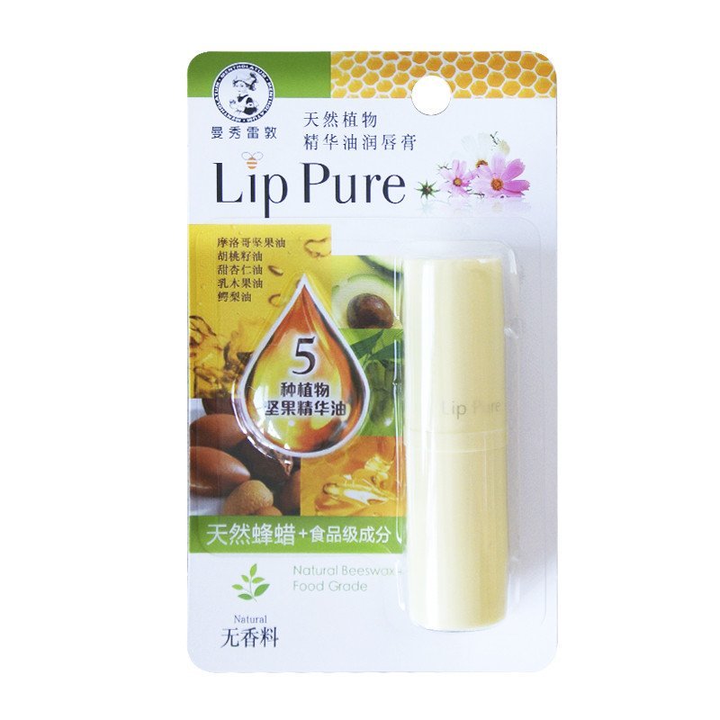 曼秀雷敦蜂蜜植萃精华油润唇膏原味4g