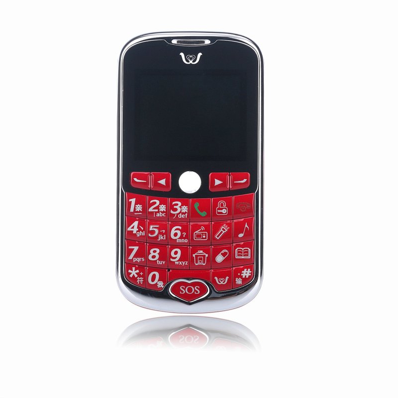 优优UU父母手机U-818（B）（红色）