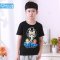 纳兰小猪童装2015男童韩版短袖T恤 110-160 160cm 蓝白条纹短袖