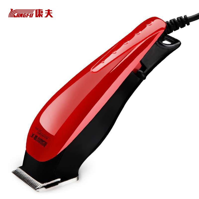 康夫(Kangfu）带线式家用发廊儿童成人专业电推剪理发器KF-T75（炽热红）