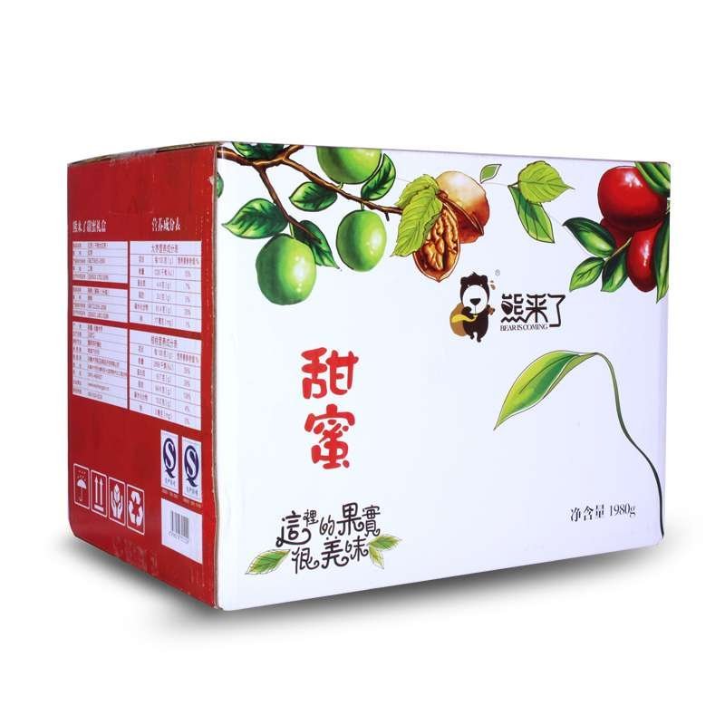 熊来了 核桃红枣组合包1980g（核桃300g*3+270g*4）