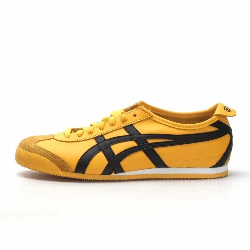 鬼冢虎ONITSUKA TIGER男鞋运动低帮复刻训练休闲鞋 THL202-0490 黄色THL202-0490 37.5码