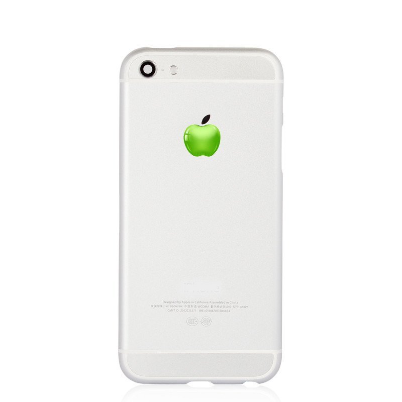萌客 苹果6改7手机后盖 iphone6/6S plus改7手机后壳盖 换原装背壳后盖 6改6s银白色