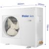 海尔（Haier）KFRd-52NW/54CBA12 家用中央空调2匹超薄风管机 包8米铜管 免人工费 220V