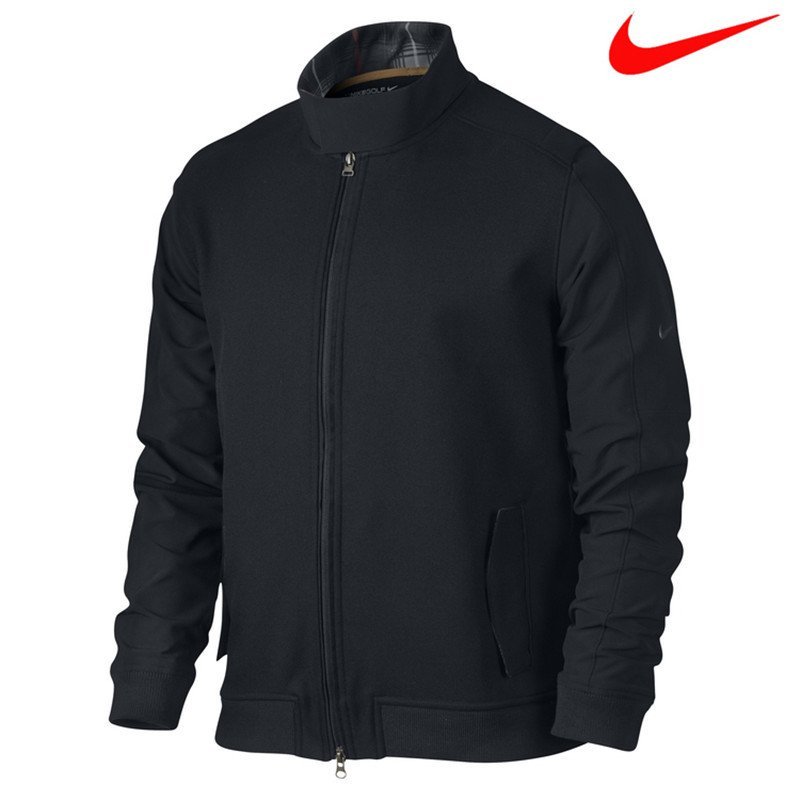 耐克高尔夫衣服穿透气男士长袖夹克544284-010NIKE XL 黑色一条