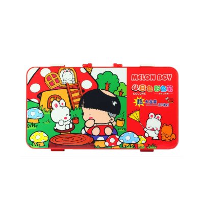 西瓜太郎48色水彩笔无毒可水洗儿童幼儿园画笔涂色笔