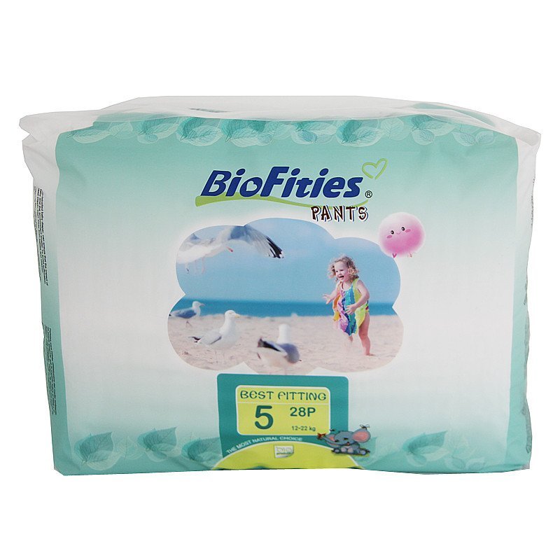 BioFities 自然天使系列拉拉裤 5号 (12-22公斤) 28片 原装进口