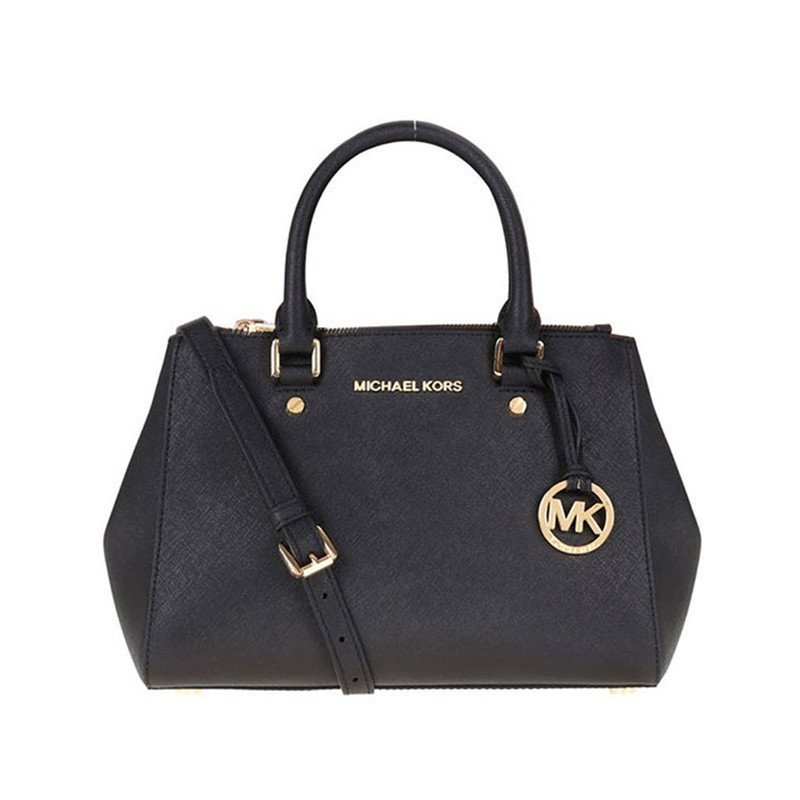 MICHAEL KORS迈克·科尔斯 牛皮女士小号手提单肩包30F4GSUS5L 黑色