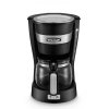 德龙(DeLonghi) ICM14011（黑色）滴滤式咖啡机 家用美式浓缩咖啡壶 泡茶机 大容量 正品行货 全国联保
