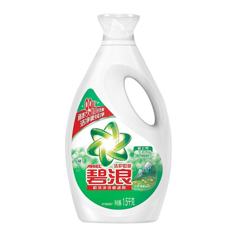 碧浪洁护如新洗衣液(自然清新型）1500克