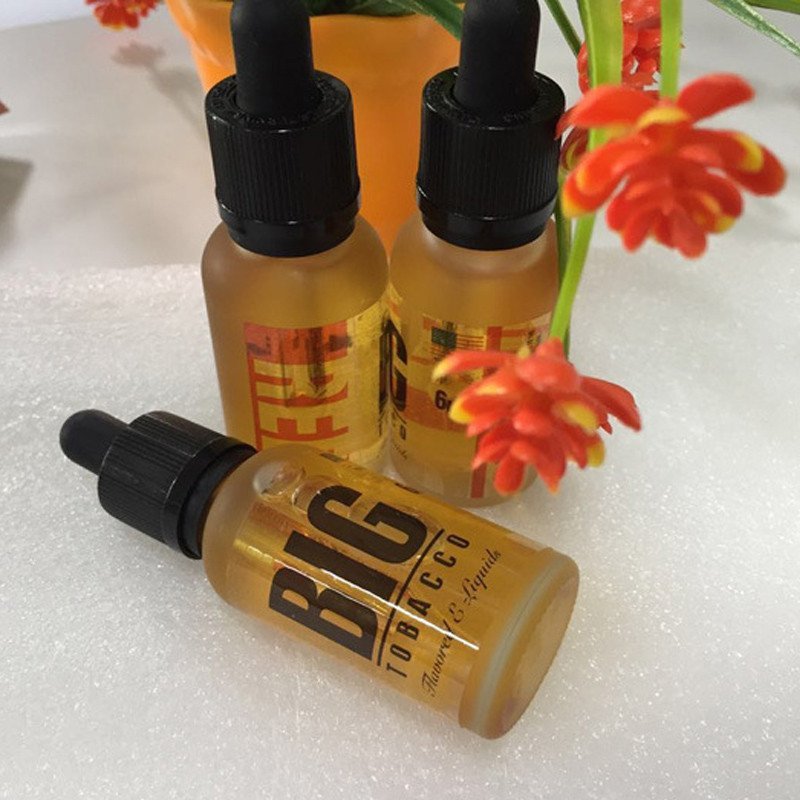 KL 新品 电子烟烟油烟液30ml 大 烟雾 烤烟味 36mg尼古丁溶液 柠檬冰薄荷 增加击喉感 DIY烟油专用 BigTobacco烟草味