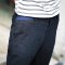 男士休闲裤秋装新款日系仿棉麻休闲裤男复古仿亚麻修身长裤子潮 30(2尺3) 藏青色