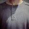 男士针织衫秋冬款日系纯色修身圆领毛衣男复古套头针织衫 M 藏青色