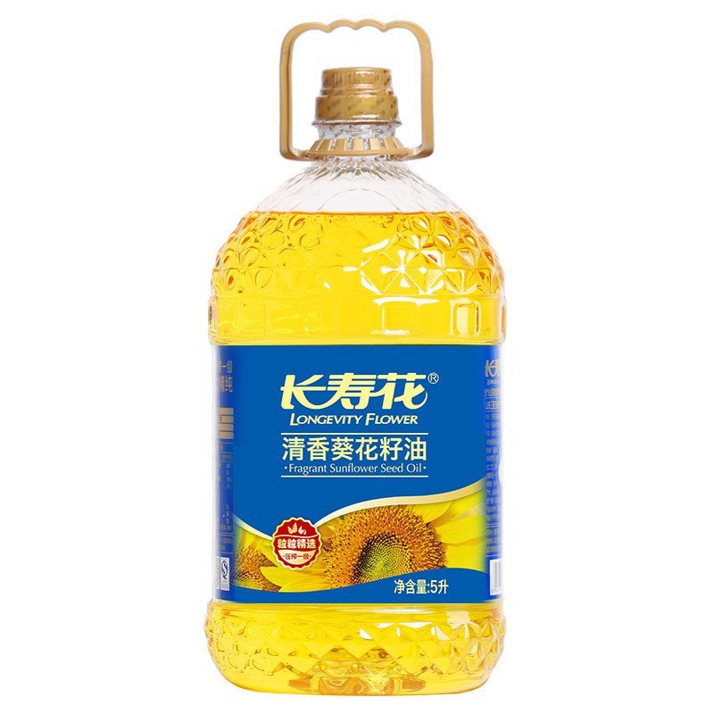 长寿花牌葵花籽油5L