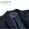 法国LAYENNE HOMME 男士羊毛西装秋冬季格子修身单西品牌西服外套 185 深蓝色