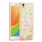 oppo R7S手机壳 r7s手机壳保护套 OPPO r7s金属边框 浮雕后盖 r7s浮雕壳彩绘壳 R7s保护套 金色边框-玉兰花开