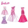 芭比CJG00女孩之新礼服套装礼盒娃娃女孩生日礼物玩具