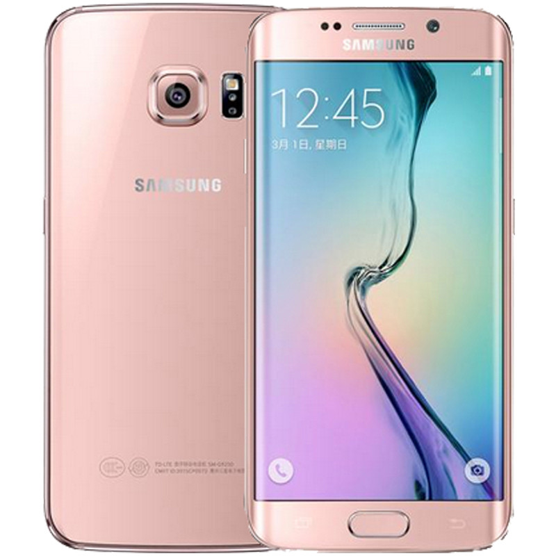 三星 Galaxy S6 edge+（G9280）32G版 樱粉金 全网通4G手机 双卡双待