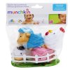 Munchkin满趣健小动物洗澡玩具 4只装