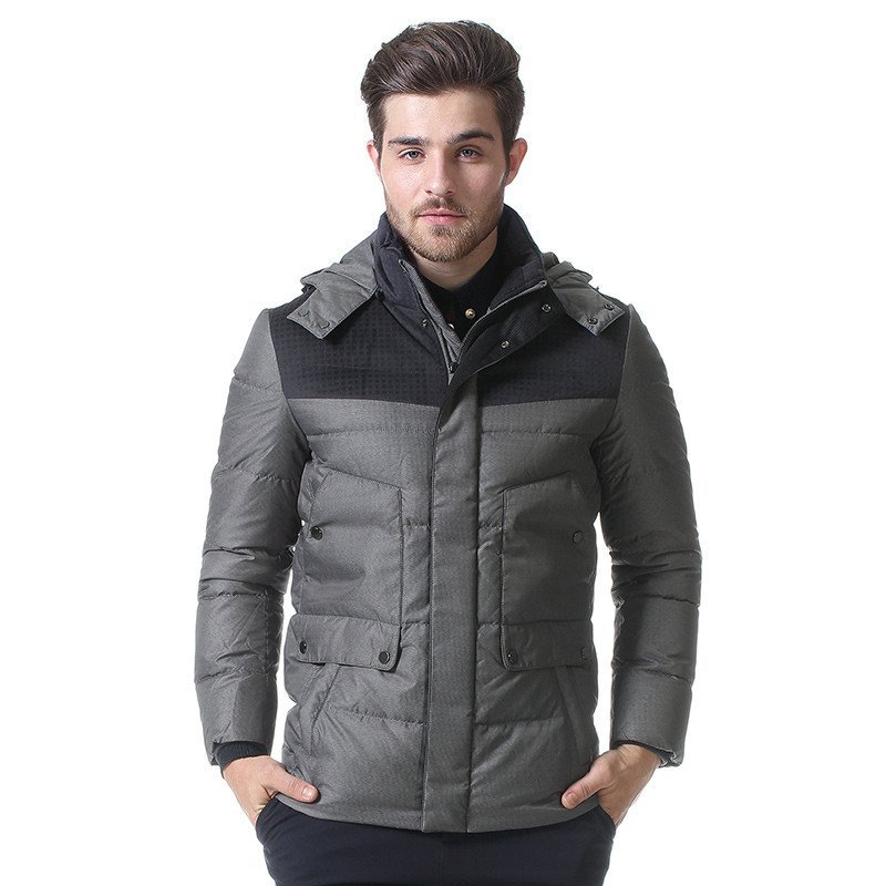 【九鹿王(worthy)系列】worthy/九鹿·王 连帽纯色羽绒服男加厚 n4d