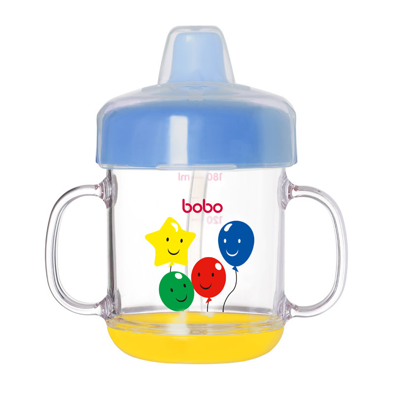 BOBO 软嘴学饮杯/180ml/黄色