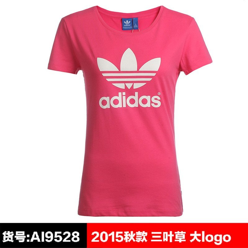 adidas阿迪达斯短袖女子三叶草运动休闲T恤AI9529 S18504 S18505-FC 32/XS(165-76) AI9528