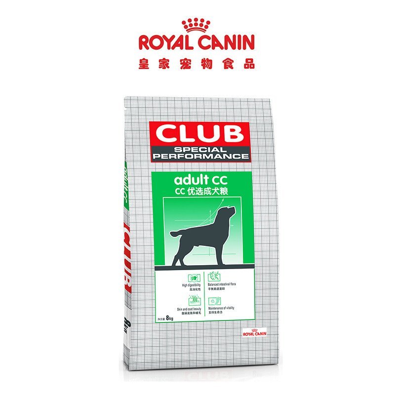 ROYAL CANIN 皇家狗粮 CC 优选成犬粮 8kg