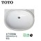 TOTO洁具卫浴 台下盆陶瓷面盆LW548B 台下式洗脸盆 椭圆形大号台盆 白色