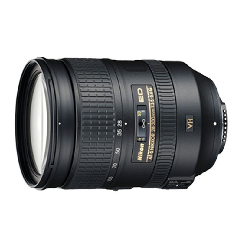 尼康(Nikon) AF-S 28-300mm f/3.5-5.6G ED VR 尼康卡口 77mm口径 广角变焦镜头