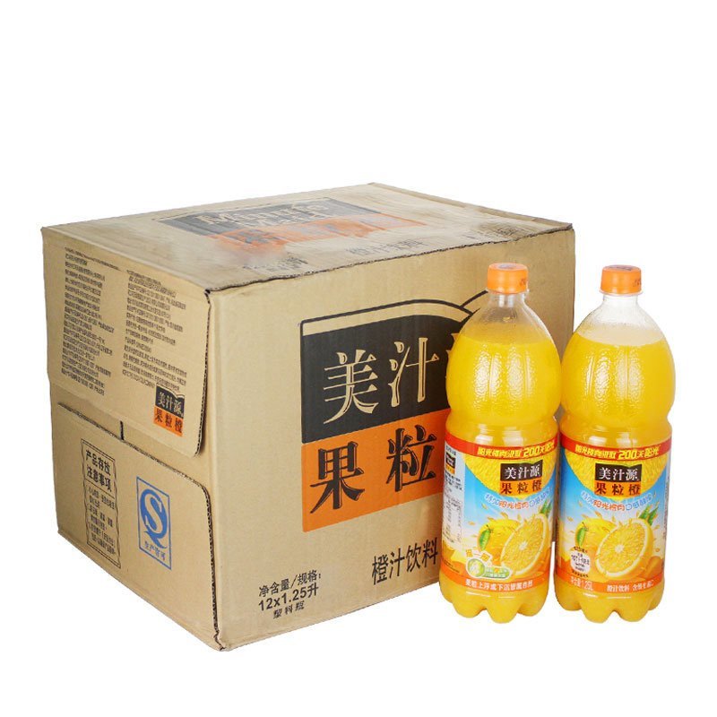 美汁源果粒橙1.25 L 整箱