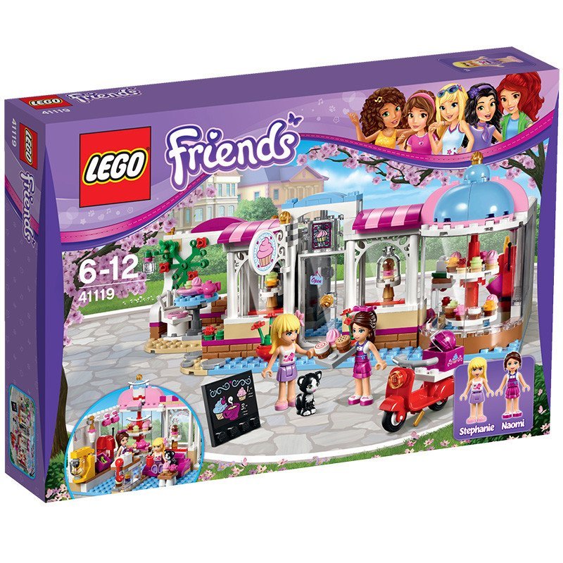 LEGO 乐高 Friends 好朋友系列心湖城纸杯蛋糕咖啡厅 41119