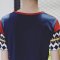 美连诚2016夏装新款短袖男装圆领衣服名族风男短袖T恤夏季纯色青春修身 XL 藏青色