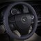 卡客 新款汽车方向盘套四季通用汽车把套适用奥迪宝马君越帕萨特 尊贵_黑色
