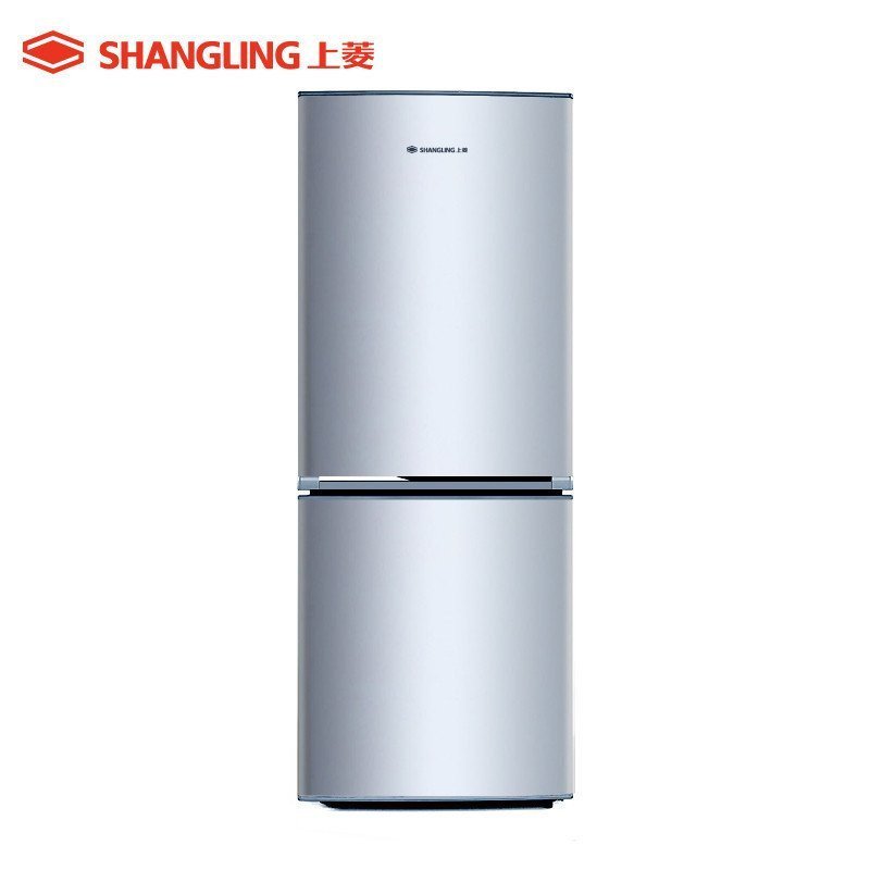 上菱（shangling）BCD-161CK 161升 家用节能 双门冰箱 （闪白银）