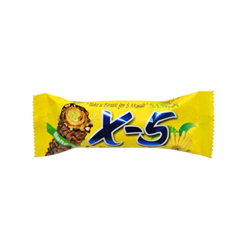 X-5花生夹心巧克力棒 香蕉味（单根）36g
