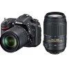 尼康(Nikon) 单反相机 D7100 机身+（18-140mm+55-300mm) 双镜头套装