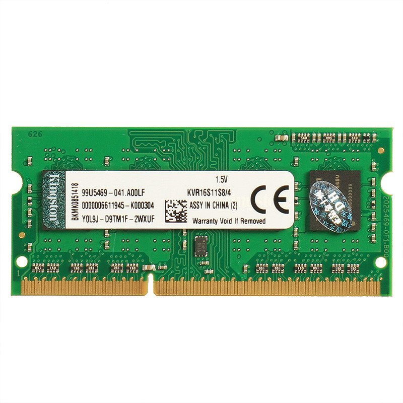 金士顿（Kingston）DDR3 1600 4GB 笔记本内存条 标准电压(1.5v)