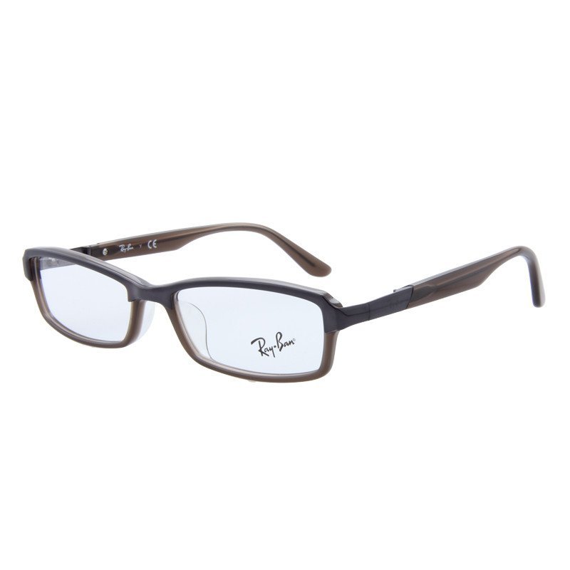雷朋(Ray.Ban) 男女款亚洲定制版时尚光学镜架RB5297D 1047 咖啡色镜框55mm