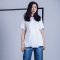 SIMINA女装2016春夏上衣短袖 时尚破洞纯色直筒短T恤打底衫体恤女 SY61001 均码 白色