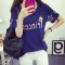 卜华2016T恤女夏卡通印花短袖体恤宽松显瘦半袖上衣服韩版学生 2XL 白色
