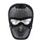 全面钢丝保护面罩野外战术防护面具伪装防撞抗冲击护头脸罩 绿色