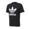 adidas阿迪达斯三叶草运动服秋新款男子大LOGO款短袖T恤CW0710 黑色 L码(建议185/108A的人穿着)