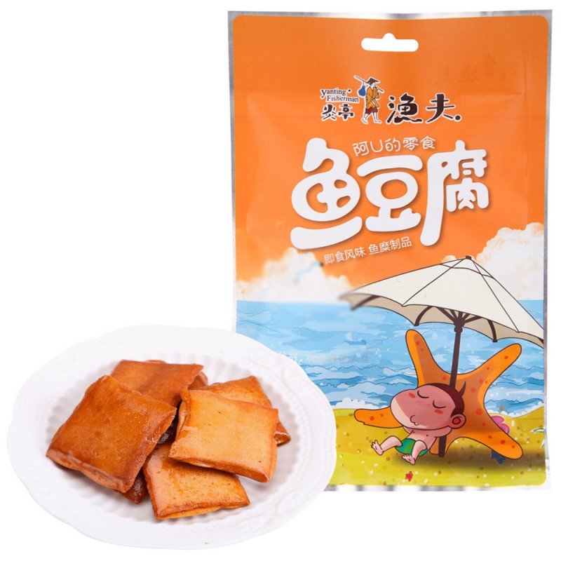 炎亭渔夫 鱼豆腐(蟹香味) 85g/袋
