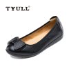 垂钓者(TYULL) 女士休闲皮鞋女单鞋平底 16698