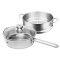 双立人(ZWILLING) 锅具 Nova套装不锈钢厨具炒锅汤锅蒸笼铸铁锅刀具炊具组合
