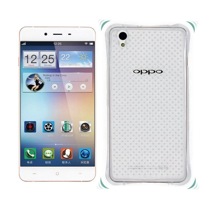 Sauk OPPO A30防摔气囊手机壳硅胶A30手机套软套A30透明保护套外壳 透明
