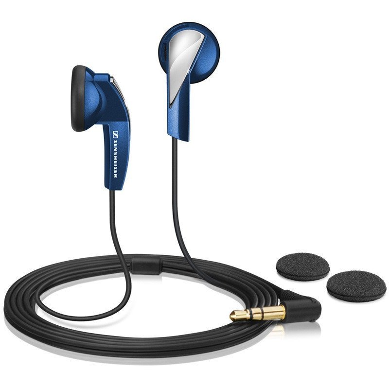 森海塞尔（Sennheiser） MX365 手机耳机 立体声耳塞 强大低音效果 蓝色
