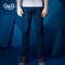 G＆G男装彩色牛仔裤百搭弹力纯色男裤休闲裤男修身直筒长裤子韩版 36 湖蓝