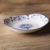 YunTang韵唐陶瓷盘子饭盘瓷盘汤盘深盘菜盘子陶瓷餐具心愿9英寸船型盘2只釉中彩