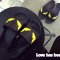 丹杰仕2016夏季新品韩版小怪兽可爱卡通情侣拖鞋凉拖男女-小怪兽凉拖 黑色 42偏小2码